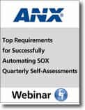 Top Requirements for Successfully Automating SOX Quarterly Self-Assessments by ANXeBusiness Corp.